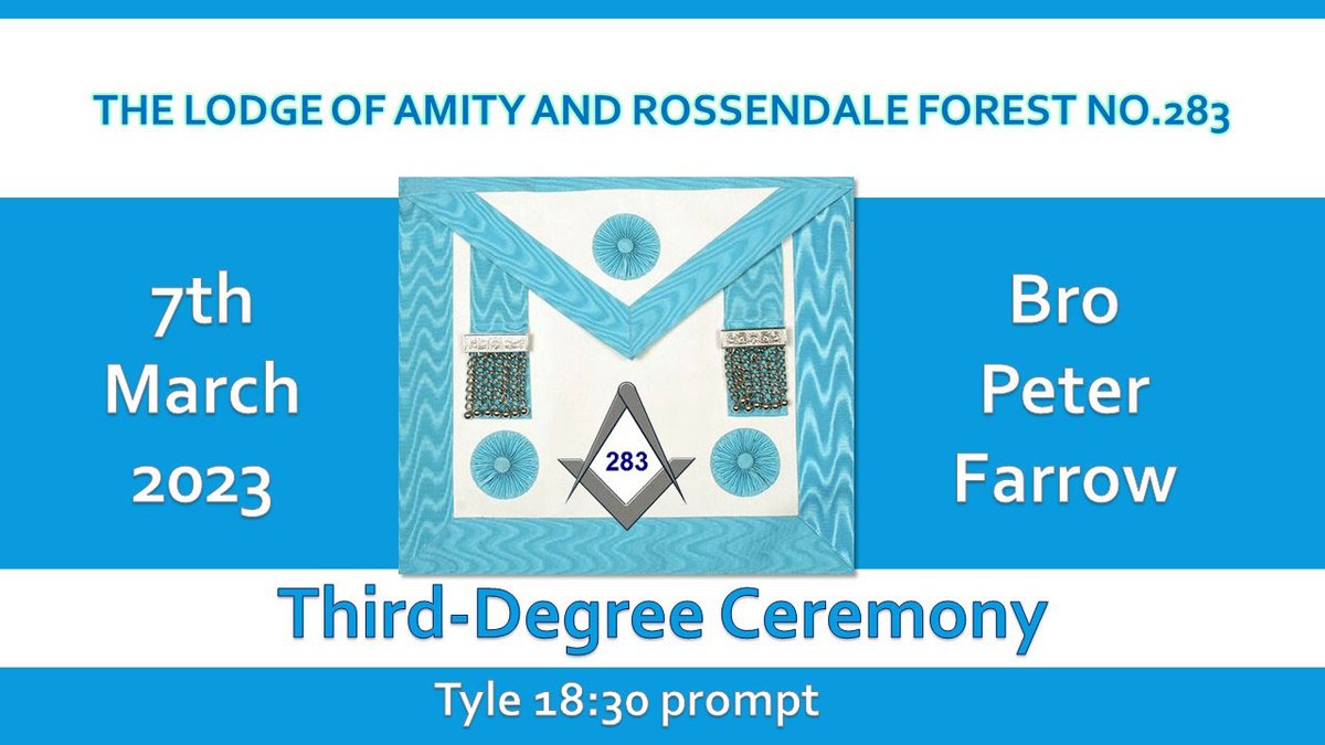amityrf283's tweet photo. https://t.co/rue8GM72dQ
#TogetherAgainEastLancs #Freemasonry https://t.co/wBcWtHWyaZ