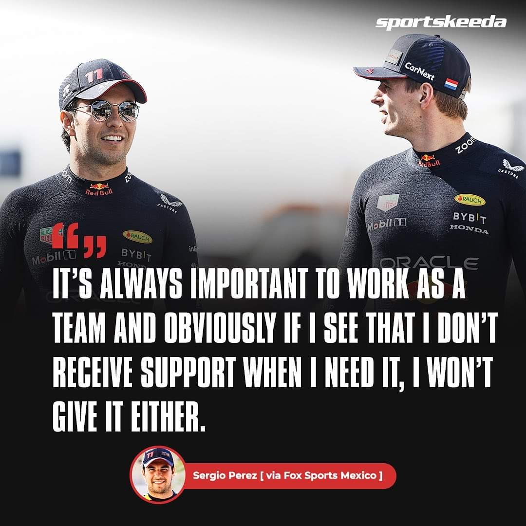 Vic_lmh's tweet photo. C'est peut-être la dernière saison de checo en tant que coéquipier de Verstappen. 
Ricciardo en embuscade. 
La saison sera intéressante 
#F1 #redbullracing #ChecoPerez #Verstappen https://t.co/cJ0msSjv1B