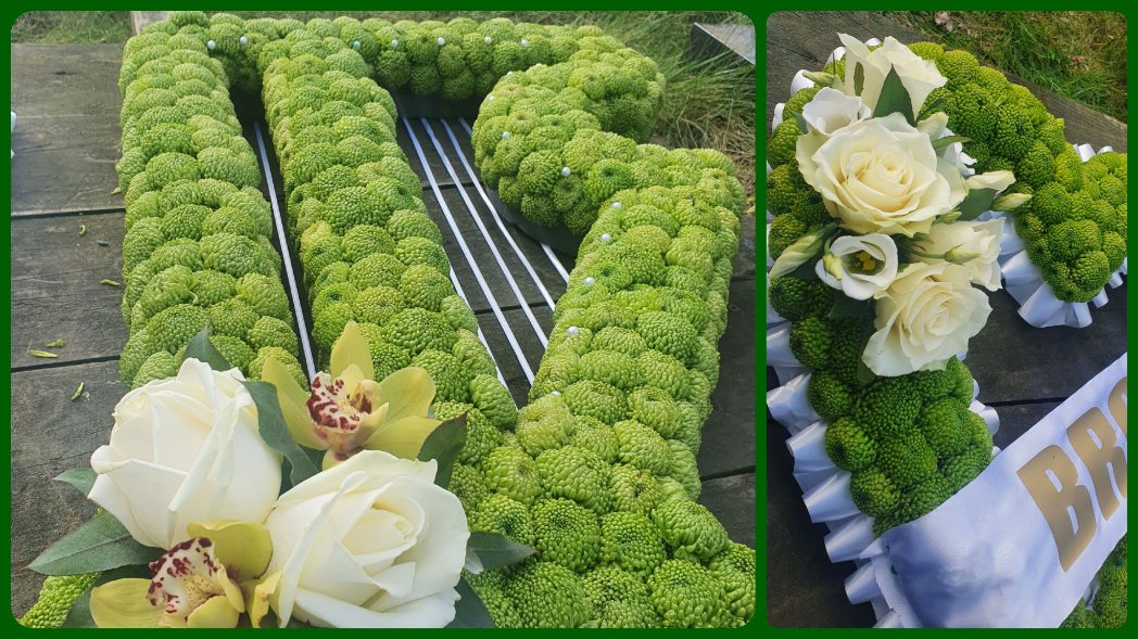 donut_17x's tweet photo. @lsco01 @nikkisfleurs The flowers you provided for my brother's funeral were perfect! Thank you 💚 https://t.co/tEi3kOMjGp