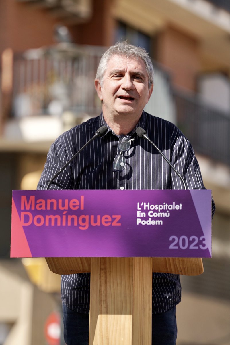En <a href="/ManuelDominLH/">Manuel Domínguez</a> i l'equip de <a href="/LHEnComuPodem/">L'Hospitalet En Comú Podem</a> tenen un projecte per a #LHospitalet que té com a prioritat les persones i la ciutat, i la il·lusió i les ganes per fer-lo realitat.
L'Hospitalet necessita aire fresc i un canvi al Govern, una transformació que farem realitat al maig!