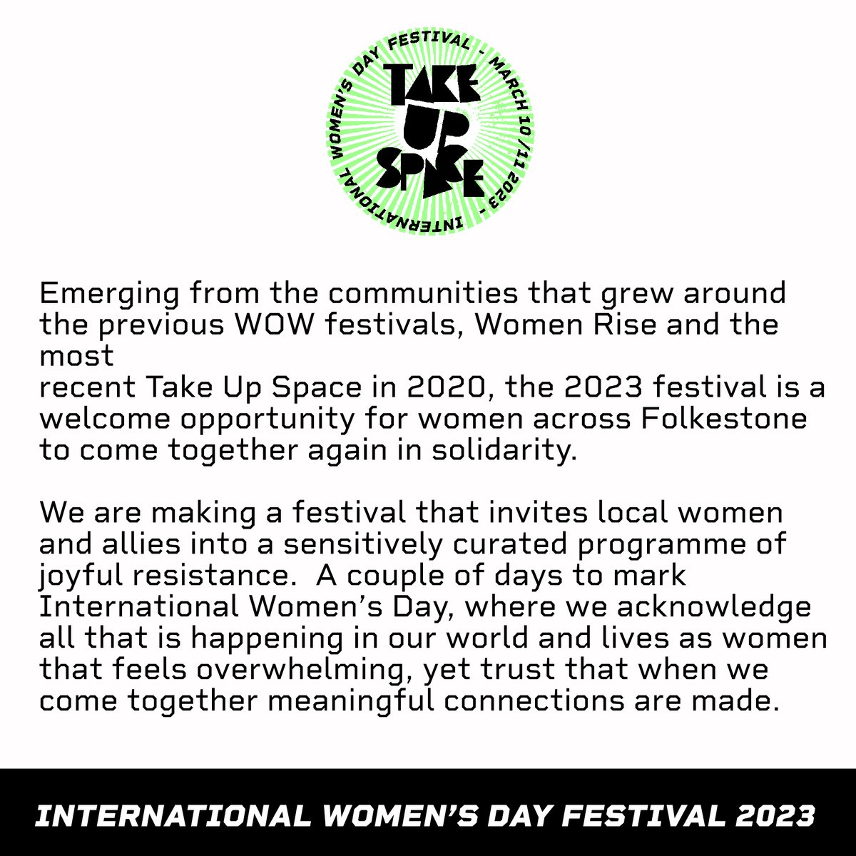 Folkestone Women's Forum tweet media