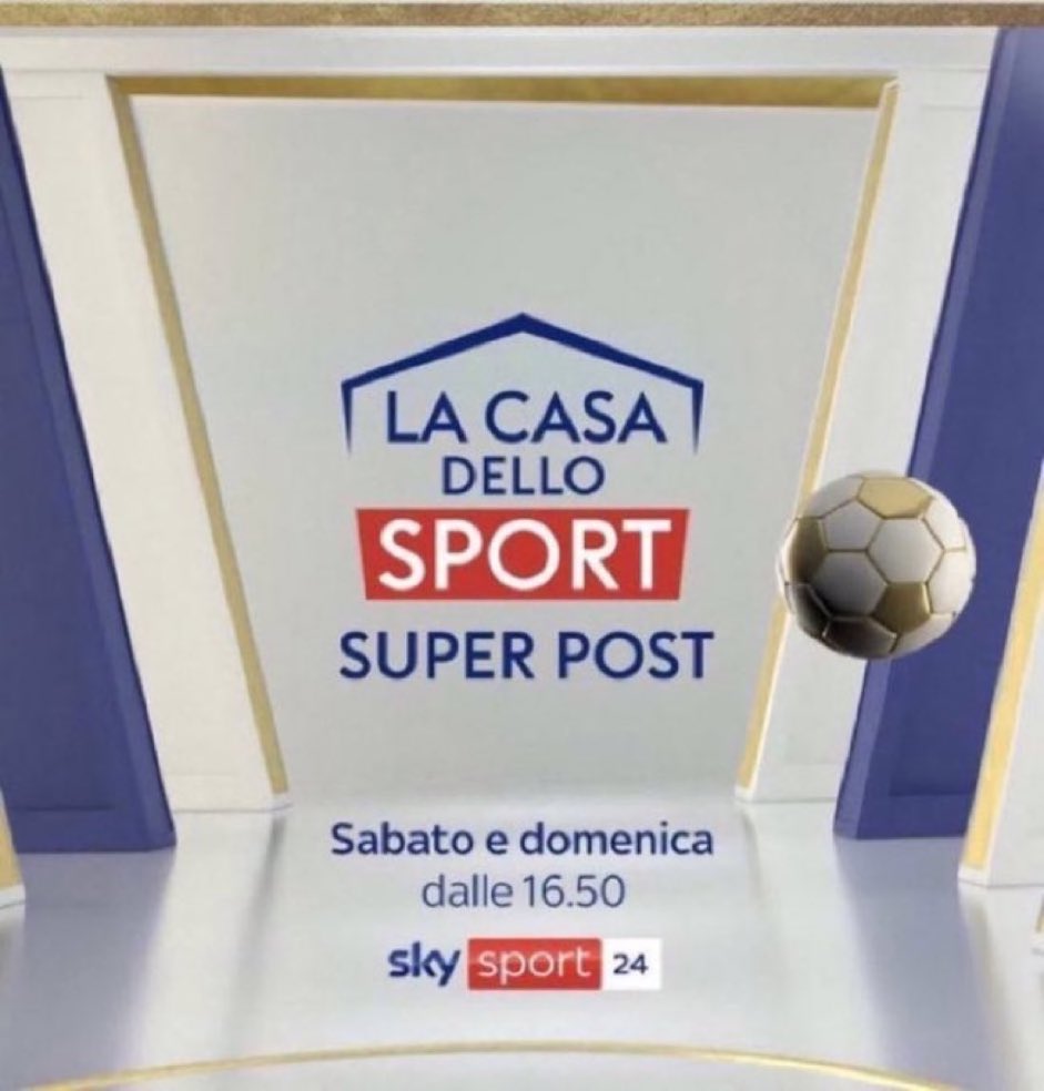 📍Super Post
📺 SkySport24
⚽️ Sampdoria-Salernitana
⌚️ Dalle 17,30 alle 18,30
🎙 <a href="/ilNoso/">Noso</a> , De Grandis
🎤 <a href="/riccirex/">Riccardo Re</a> da Genova
🎧 <a href="/Davide_Perillo/">Davide Perillo</a> 

<a href="/SkySport/">skysport</a>