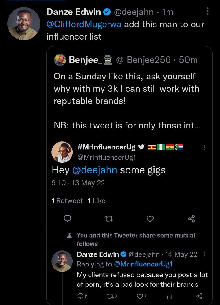 ๐ฏ (@ern_benjaminag) on Twitter photo Retweet until God sees the works he's doing for his humble servant ๐ญ๐ญ๐ญ๐ฏ๐ญ
Thank you Mr <a href="/deejahn/">Danze Edwin</a> Retweet until God sees the works he's doing for his humble servant ๐ญ๐ญ๐ญ๐ฏ๐ญ
Thank you Mr <a href="/deejahn/">Danze Edwin</a>