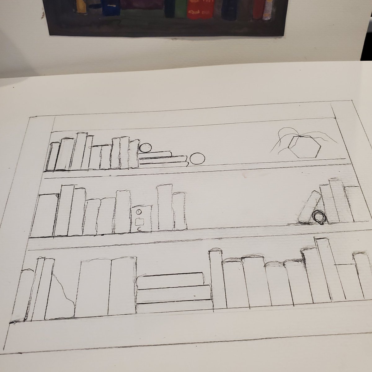 ARCAngelTweety's tweet photo. Bookcase II starting. 😄
Straighter books. Crisper lines. Better balance. Now, for those dang titles! #NeedLuck https://t.co/3KNLzgpnTJ