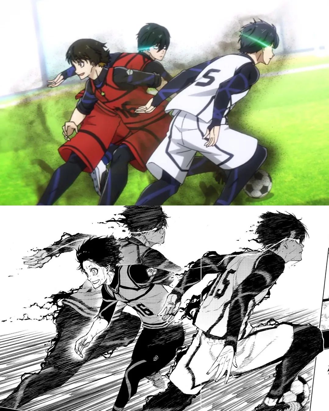 Blue Lock - Anime vs Manga 