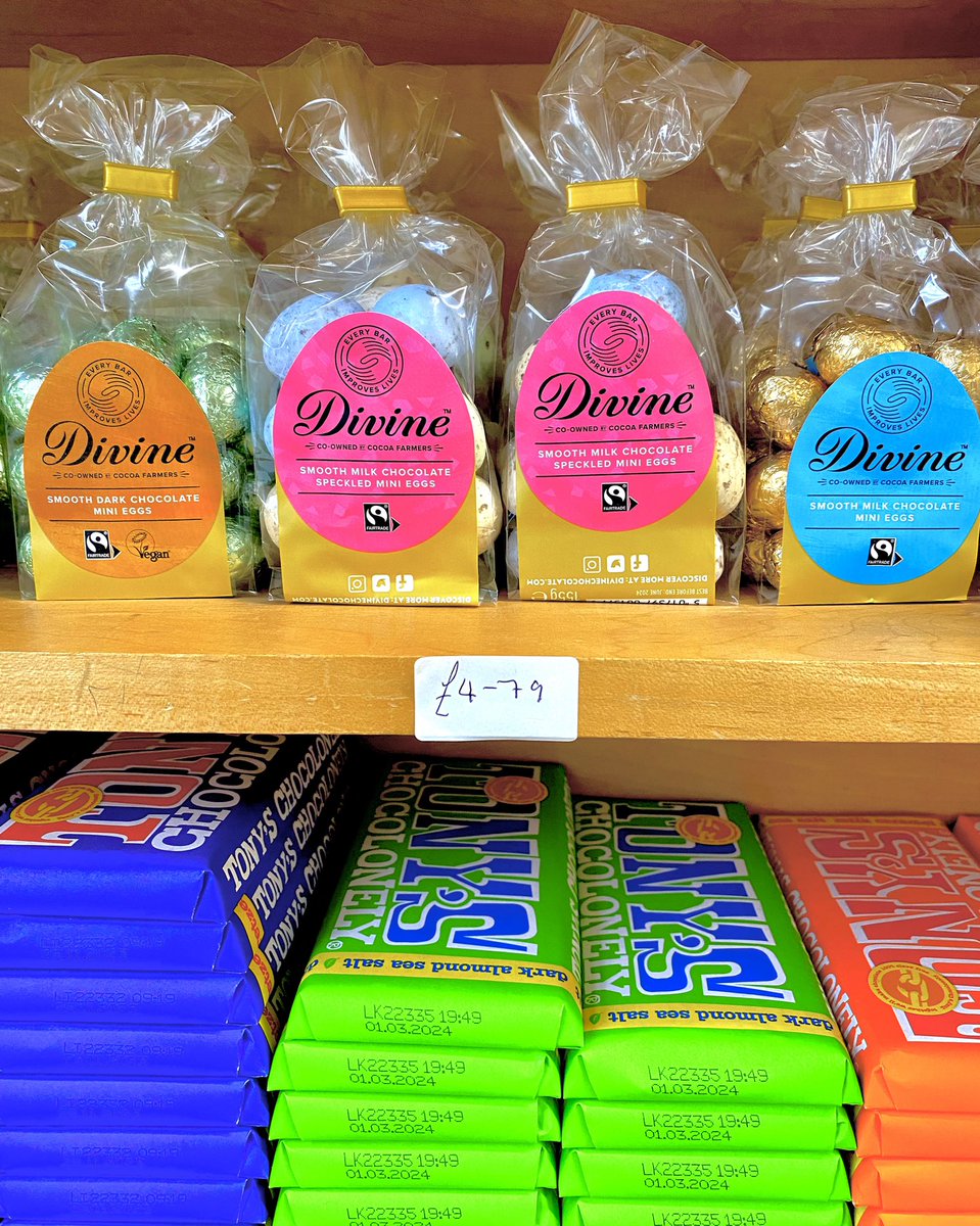 Oxfam St Giles (@oxfamstgiles) on Twitter photo When a Creme Egg just won’t do… Our <a href="/divinechocolate/">Divine Chocolate</a> #Easter Eggs have arrived in store — nab yours now🌷 When a Creme Egg just won’t do… Our <a href="/divinechocolate/">Divine Chocolate</a> #Easter Eggs have arrived in store — nab yours now🌷
