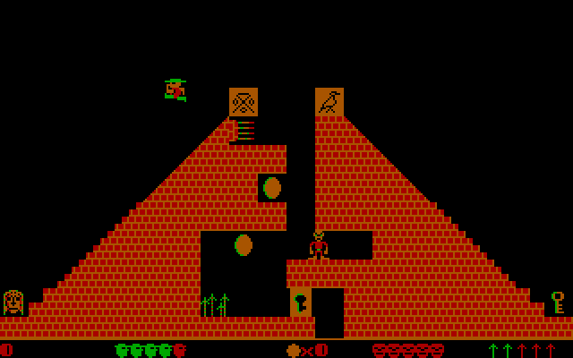 DosGamesCOM's tweet photo. Random game of the day:
Pharaoh's Tomb (Sidescrolling: Micro F/X Software, 1990)
Download/play: https://t.co/Yw7UhkeQJx
#dosgaming #retrogaming #sidescrolling #platformer #cga #myan #egyptian https://t.co/GPMUpQNPZT