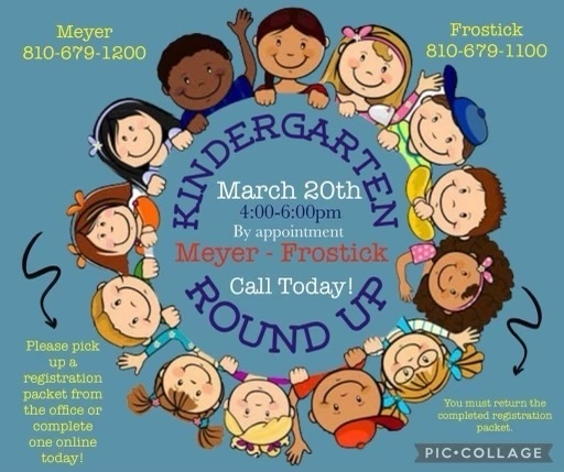 CroslexSchools's tweet photo. Kindergarten Roundup March 20th, 4:00 to 6:00 PM by appointment. Meyer 679-1200 or Frostick 679-1100. https://t.co/5UDBuiYp7w