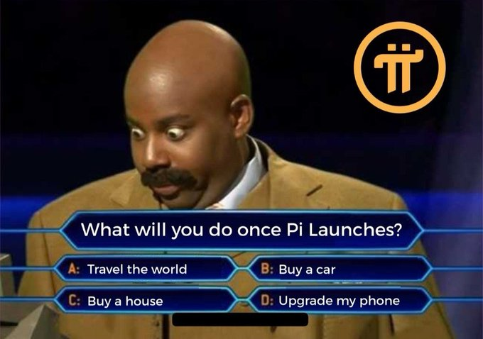 ⚡What will you do once Pi Launches❓🤔

A. Travel the world
B. Buy a car
C. Buy a house
D. Upgrade my phone
#PiNetwork #Picoin #Betting #Blockchain #OpenMainet