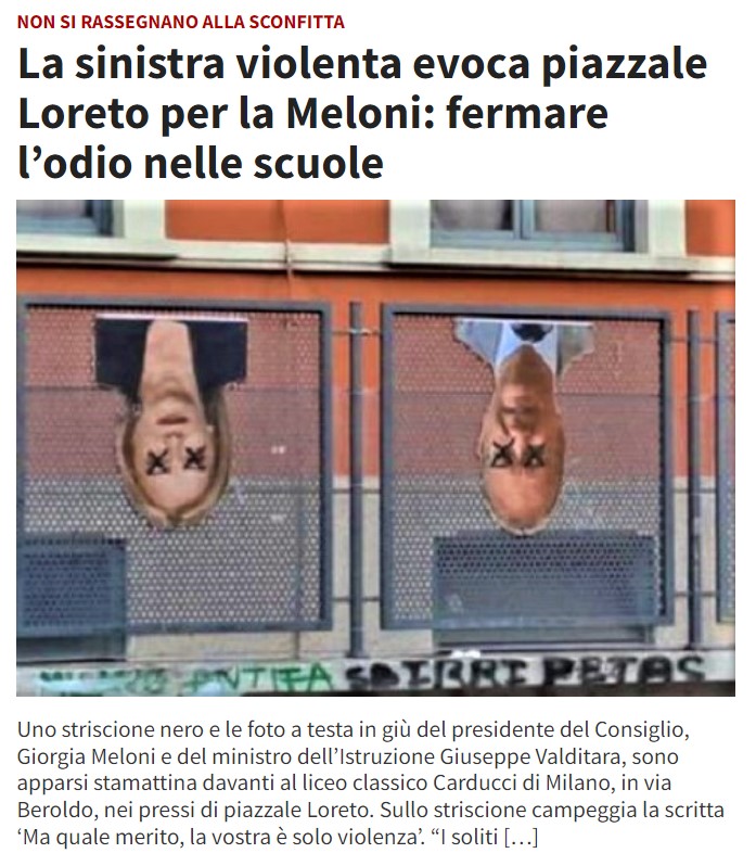 francetomm's tweet photo. Dal #PD, dal #M5Balle e dalla @cgilnazionale non mi risultano commenti a questa notizia. Li giustifico, stavano a Firenze a manifestare contro i libri di storia. Anche la Preside, stava manifestando contro il fascismo morto un secolo fa, non ha potuto scrivere la letterina. https://t.co/0FnegPHsXY