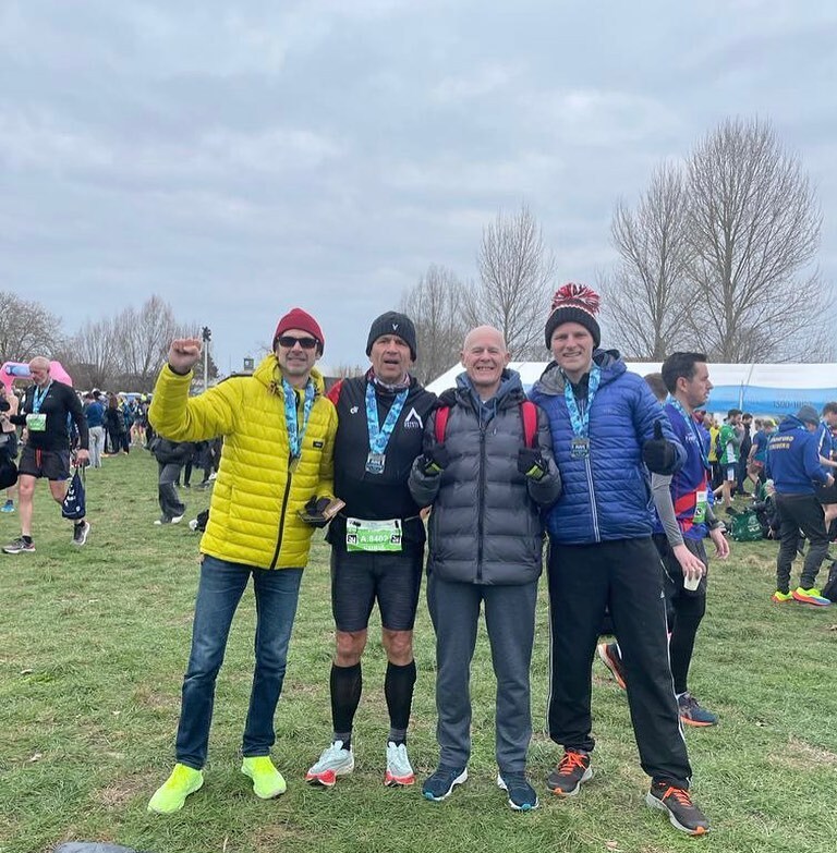 PBs all round at today’s @cambridgehalfuk for Team #CPT. Very well done to all.❤️🤍🖤

#crystalpalacetriathletes #running #cambridge #cambridgehalfmarathon #triathlon #duathlon #racing #keepgoingkeepgrowing instagr.am/p/CpaKimAI8DJ/