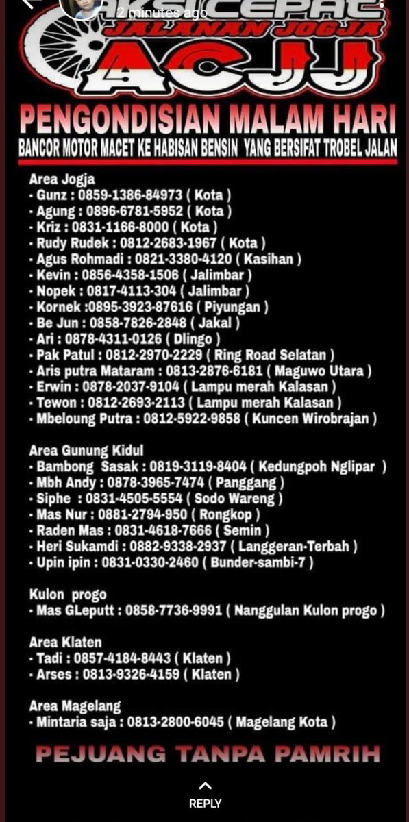 merapi_uncover's tweet photo. Pengondisian malam hari , Ban bocor, motor macet , kehabisan bensin dan yang bersifat trouble di jalan https://t.co/VaGxW2uNlr