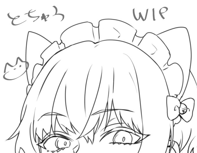 ネコミミメイドくんかいてる…なんか分かんなくなりそうだけどがんばって終わらせたい 