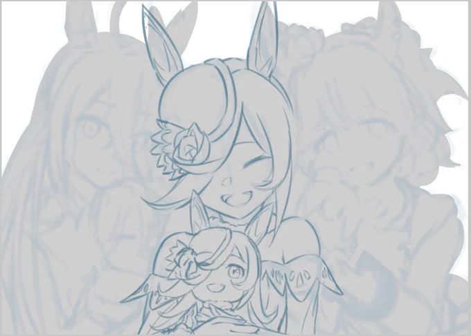 描きたいと思ってたら当日 