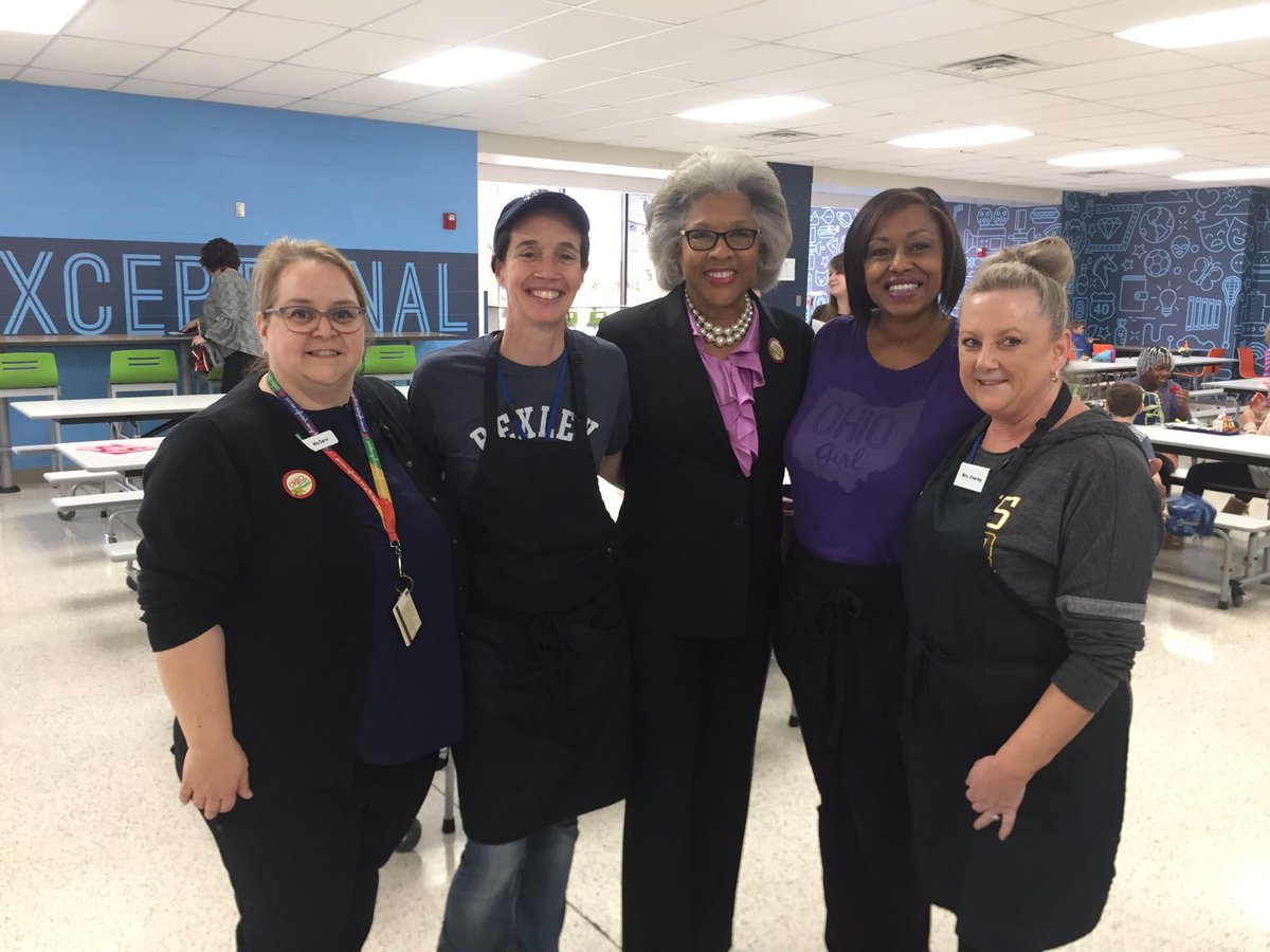 julianna01's tweet photo. #LAC23 Congresswoman ⁦@JoyceBeatty⁩ ate at our school a few years ago. Looking forward to our office visit on Tuesday. https://t.co/KB192s1VRm