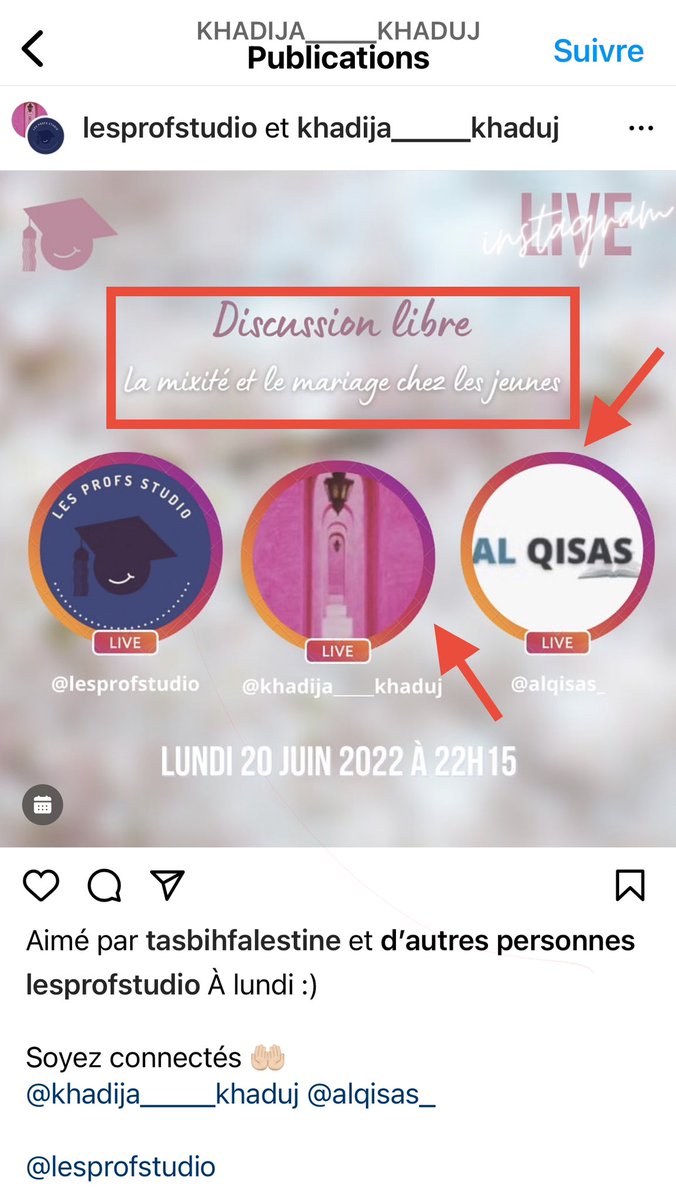 nmq_noor's tweet photo. 11- Pour éduquer cette jeunesse : des sujets très sérieux #mixité #mariage … Et des fans de l’imam #LarbiElKhattab (spécialiste #Rokya) et de l’islamiste expulsé au Maroc #HassanIquioussen 👇 https://t.co/4VMnVHz5JH