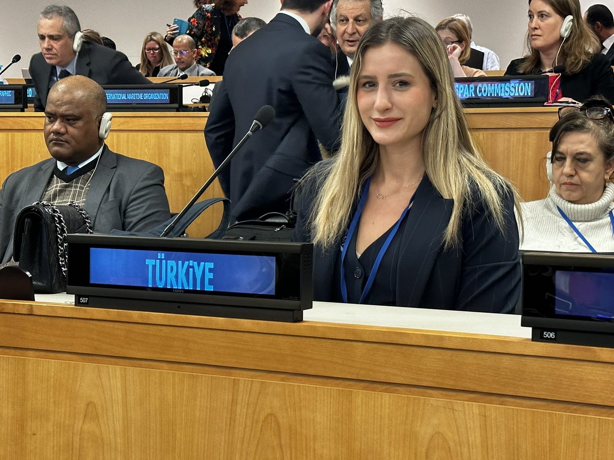 It was a honor to be part of the process towards  concluding the BBNJ Agreement as a part of Turkish Delegation. One big step for saving our Ocean 🐬🐋 #BBNJ #IGC5 #OceanConservation