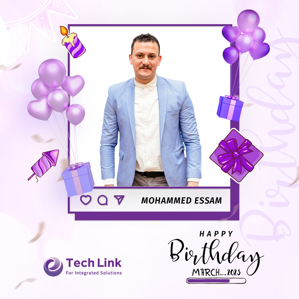 TechLink14's tweet image. The warmest wishes to the great members of our team, we wish you an amazing year that ends with accomplishing all the great goals that you have set 🎉🎈🎉 

#TechLink #HappyBirthday #Team