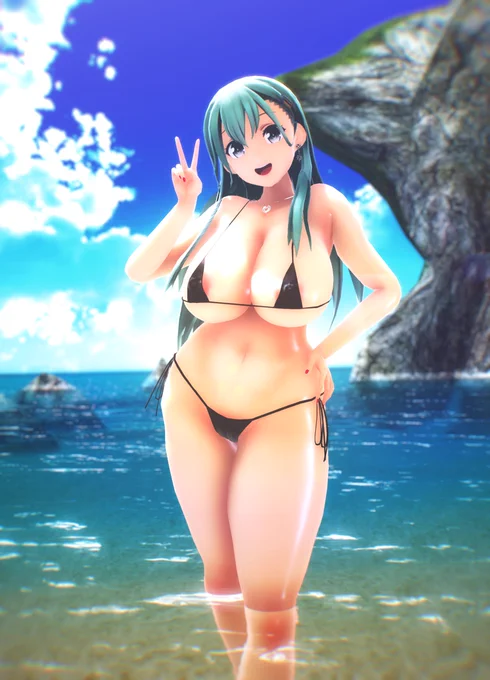水着動画もそのうち作るw 