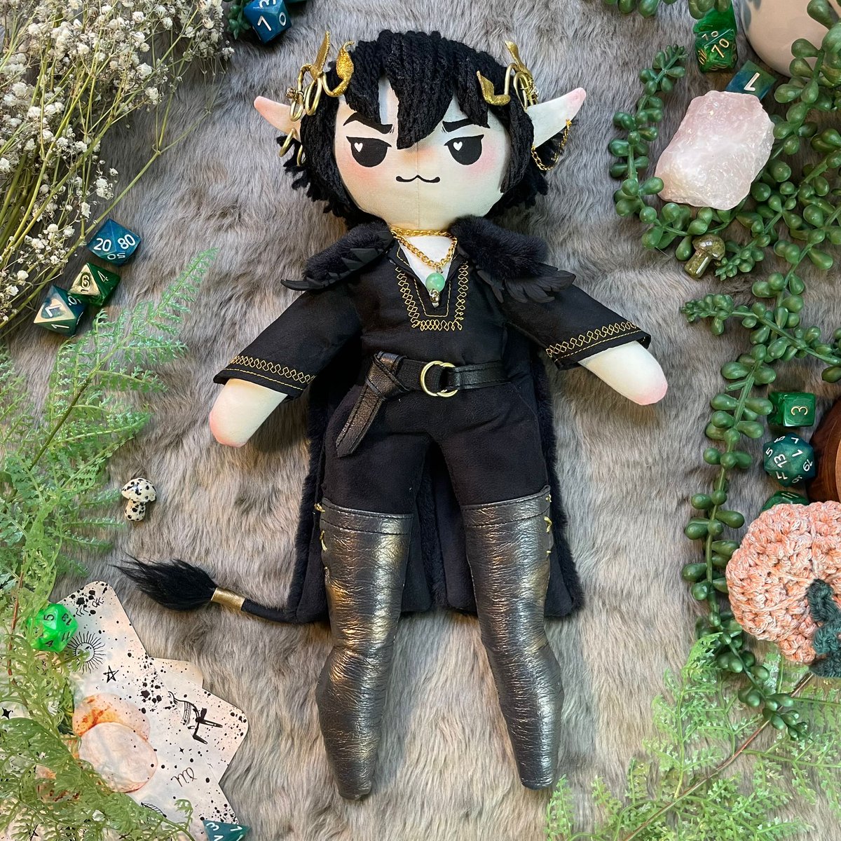 Cardan Greenbriar 🖤🖤

This was my first commission to make a character from a book!
Character by @hollyblack

#dollmaker #dollclothes #artdoll #plushie #heirloomdoll #handmade #ragdoll #cardangreenbriar #cardanandjude #thefolkoftheair