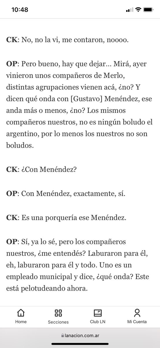Sergio_OrtizOk's tweet photo. A les pibis , a l@s  que verdaderamente creen en un proyecto colectivo, a toda la militancia de Merlo les pido que hagamos una profunda reflexión, con GM tienen migajas, yo les propongo que se junten y vayan por todo !!! 
PD : Les dejó lo que piensa la jefa de GM ojo con la curva https://t.co/KrOHo6SBcI