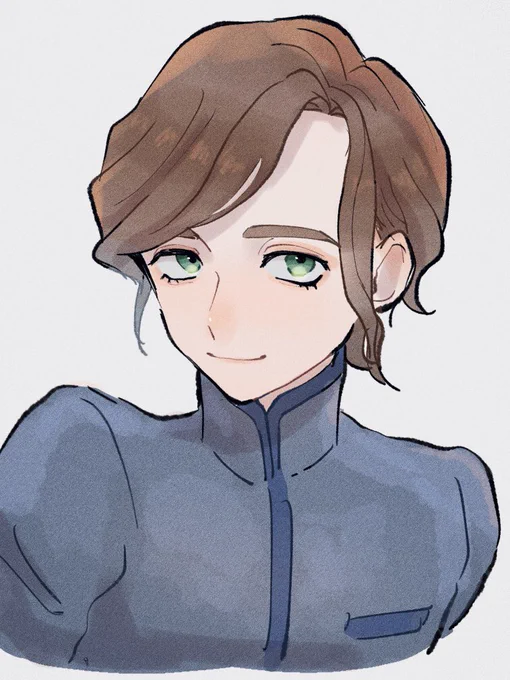 息抜きにユウキ先輩描いた 
