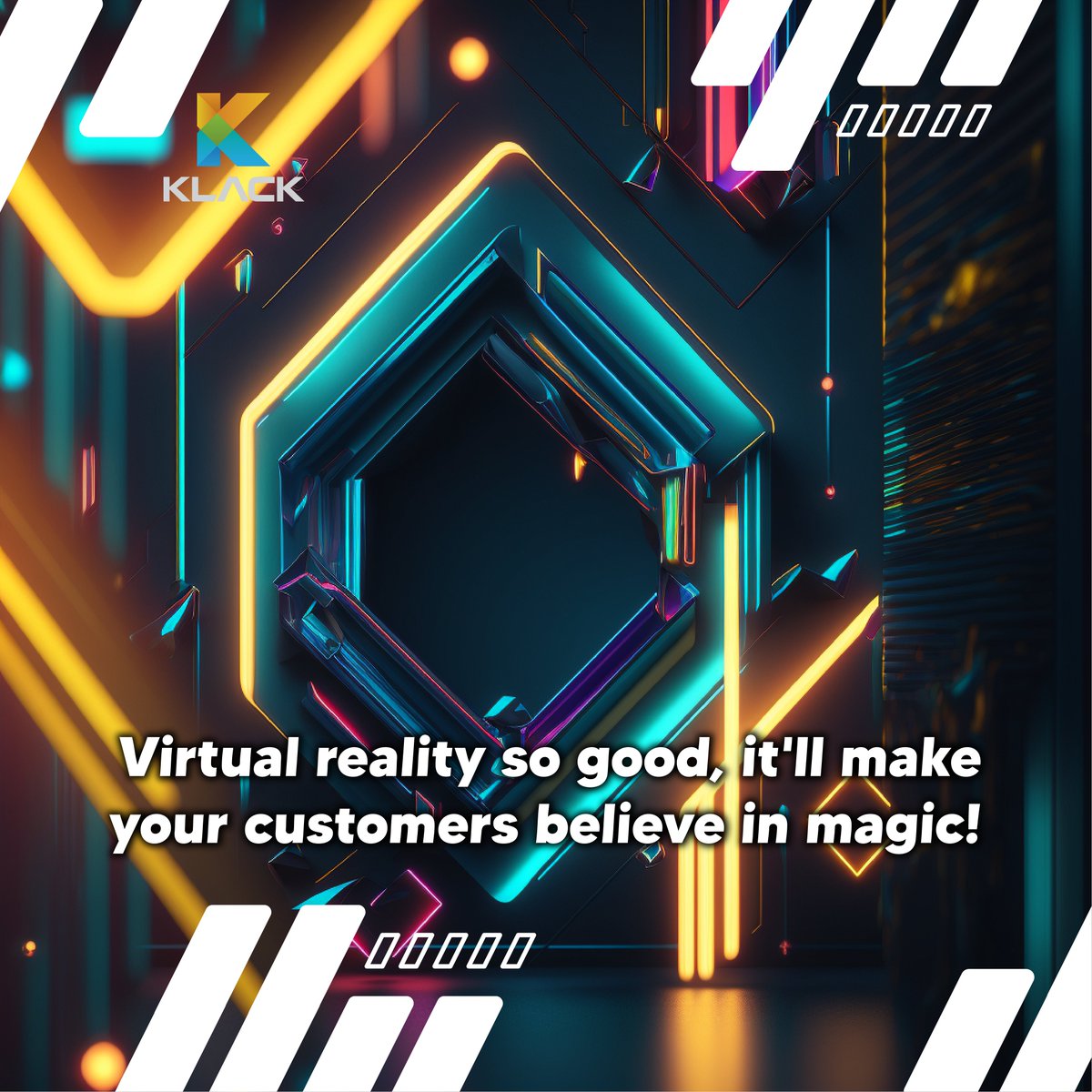 FireNeuron's tweet image. Virtual reality so good, it'll make your customers believe in magic! Visit Klackarts.com or DM us for more info.

#virtualreality #immersive #futureofmarketing