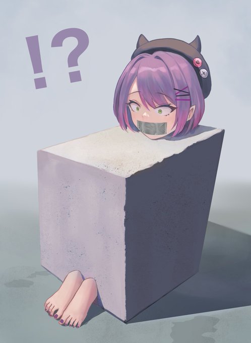 コンクリートで固められちゃった常闇○ワ様

表情・猿轡差分(15枚)
https://t.co/0GegQsMsWp
https://t.co/Bxi3WEshhe 