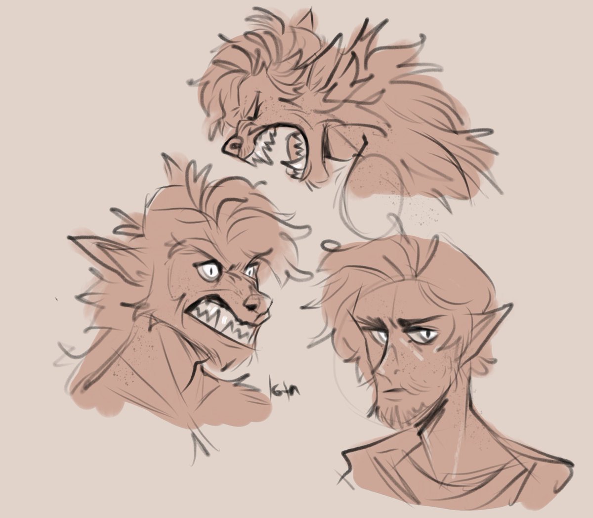 Kotacat4's tweet photo. Warming up today with some sketches of @allybergundy ’s boy!

Their art is amazing and a huge inspiration for me, I can’t wait for the next installment of their beautifully illustrated web comic https://t.co/aUVZs7hpsr