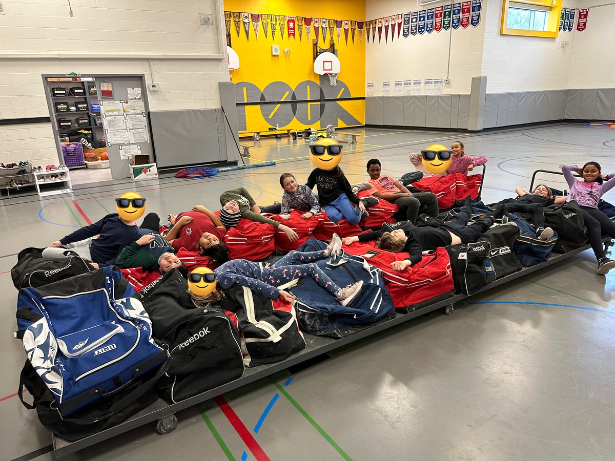 BrockMsSamuel's tweet photo. This is the kind of team work it takes to sort, pack and put away all of our hockey gear. Both of our teams had a lot of fun this year. Tks to all who helped make our seasons great! #readyfornextseason @TDSB_BrockPS https://t.co/C7E6scncs1