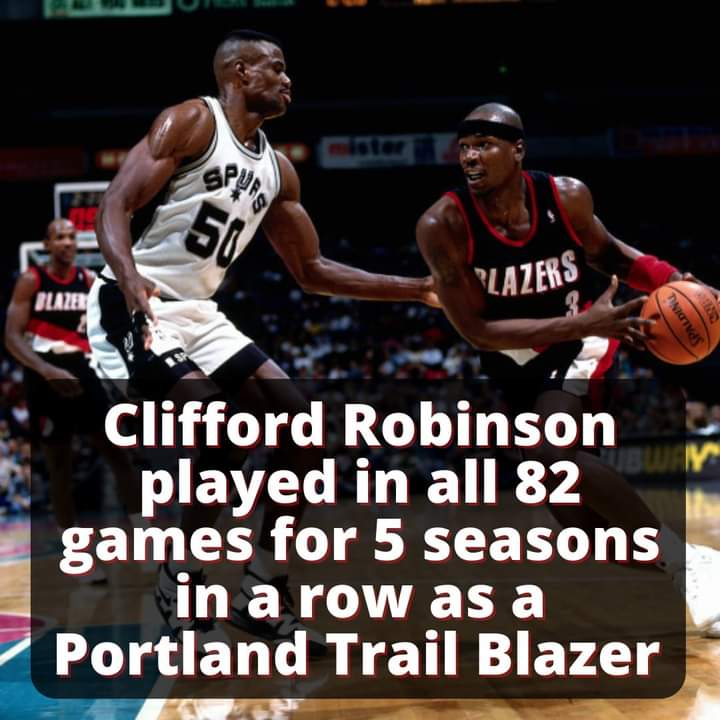 The phrase 'load management' was not in Uncle Cliffy's vocabulary. 🖤🤍❤️ #RipCity #Blazers #Durability #TheOriginalStretchFour