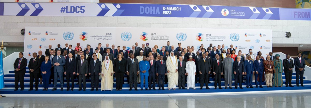 Intensa primera jornada de trabajo del ministro <a href="/R_Malmierca/">Rodrigo Malmierca Díaz</a> y la delegación #cubana que preside en VConferencia #PMA en #Doha, #Qatar. Es urgente prestar la atención internacional a los #PMA. <a href="/cubag77/">Cuba Presidency | G-77 and China</a> <a href="/ONU_es/">Naciones Unidas</a>