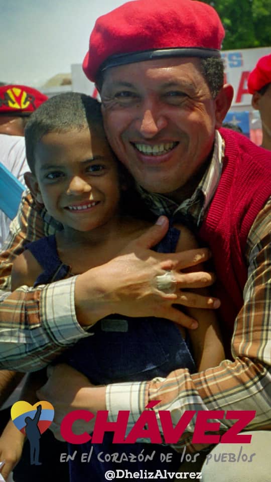 Un sentimiento y una idea que acompaña nuestra vida por siempre. La definición de Amor a la humanidad, al prójimo, a nuestra Patria, que un 5 marzo pasó a la inmortalidad. 

¡Chávez vive ! 
En su Pensamiento e idea , nosotr@s Venceremos.
#YoSoyChavéz