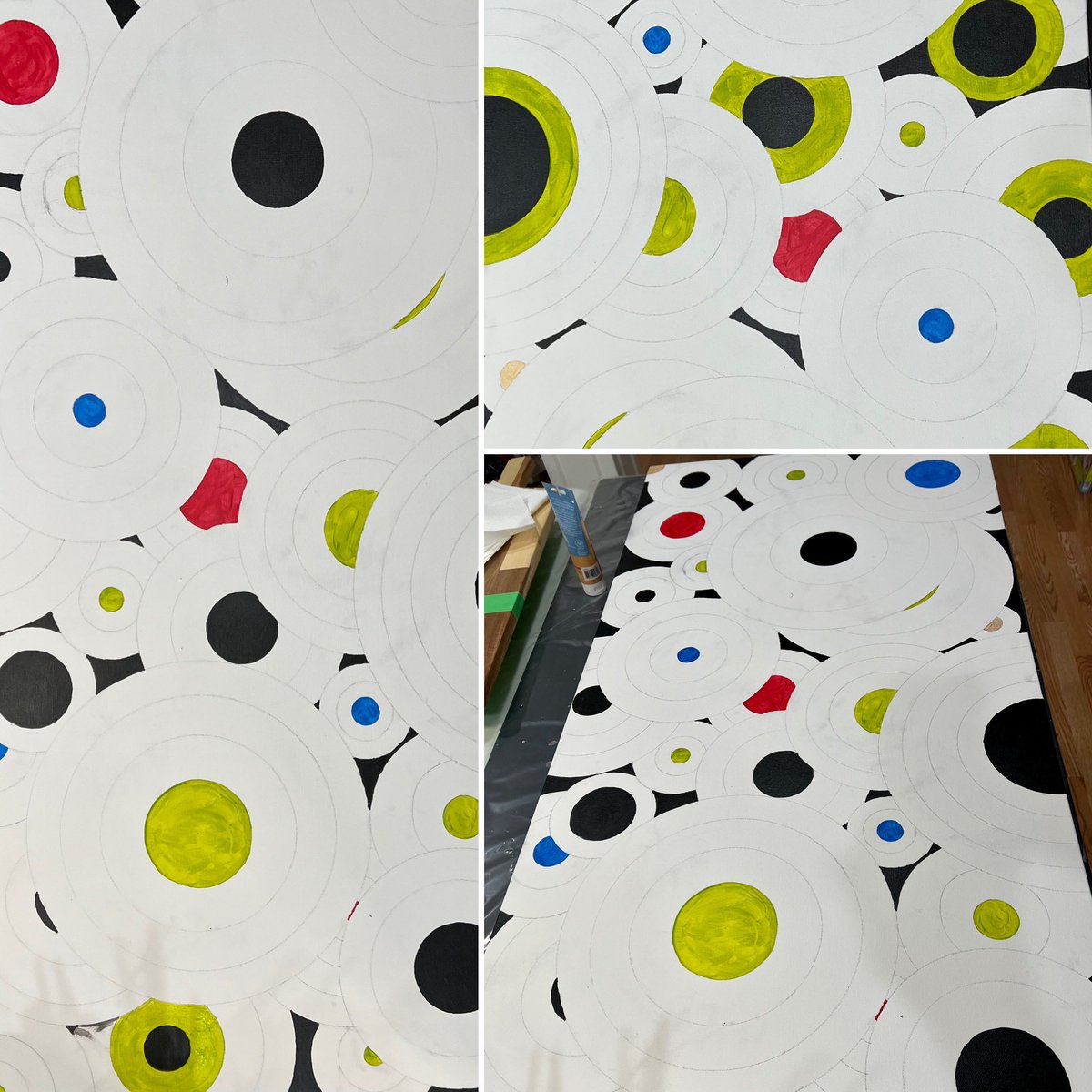 jonson_pamela's tweet image. New extra large painting in process. #paintingprocess #inprocess #myart #artstudio #airdriebusiness