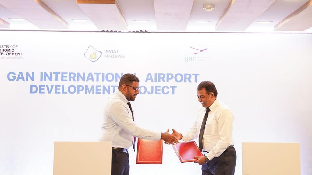 AIA_MV's tweet photo. Highlights from GAN International Airport Development project signing ceremony with Renaatus Projects Pvt Ltd. @Ganairportco https://t.co/0OWRiAakgo