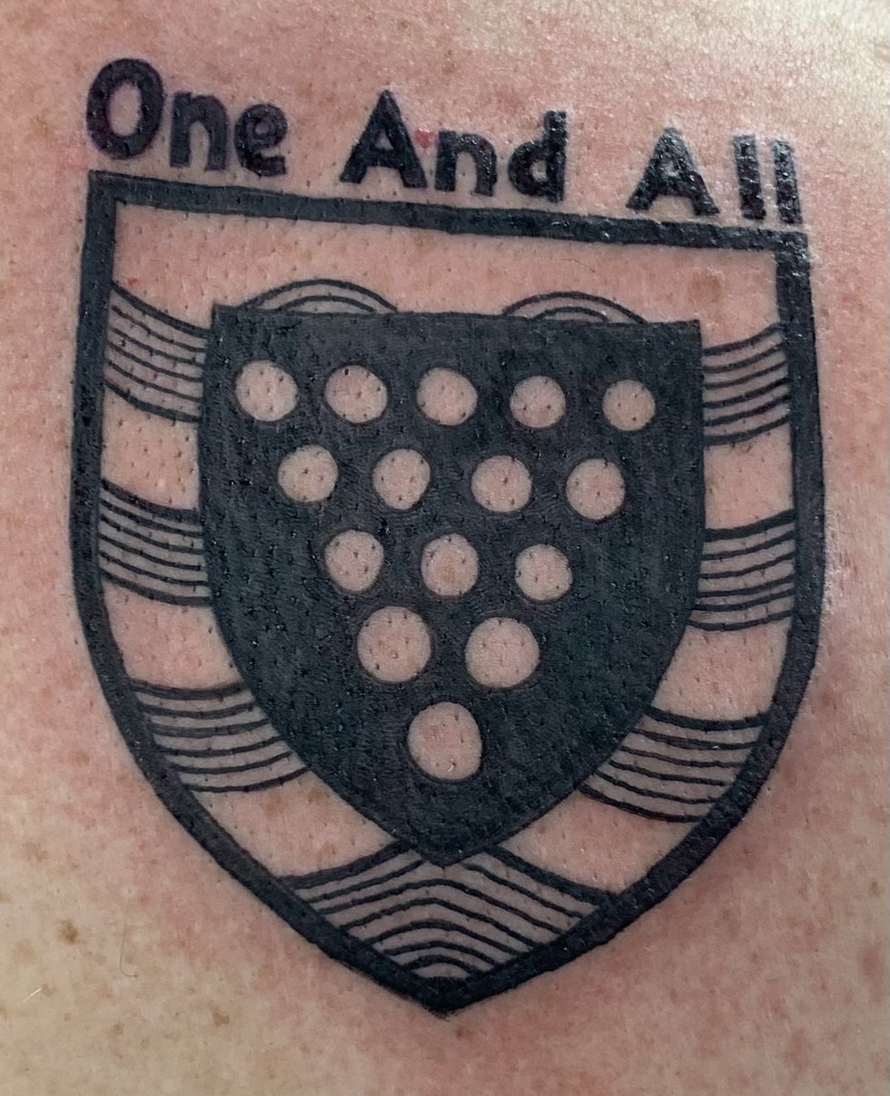 CastleSteward's tweet photo. Gool Peran Lowen!
Happy St Piran's Day One and All! A new tattoo to celebrate https://t.co/SNDcXeTrdN