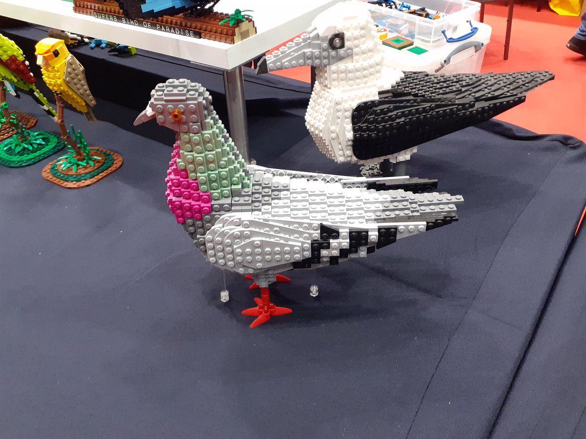 Exotic birds are all very well, but I think the humble pigeon really did it for me... #lego #afol #bricktastoc @bricktastic
