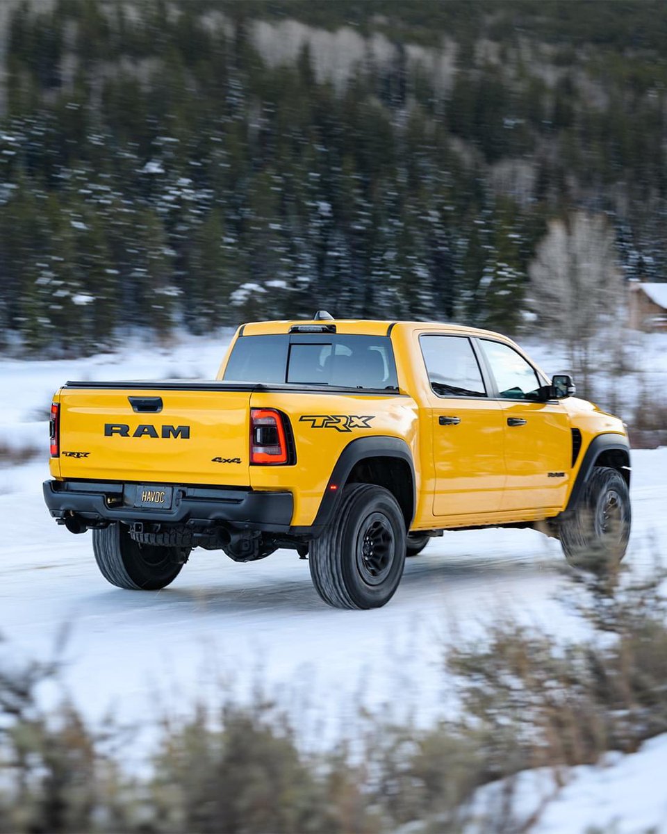 CarManToday's tweet image. Forecast calls for nothing we can’t handle.
#RamTRX #HavocEdition 🌨️