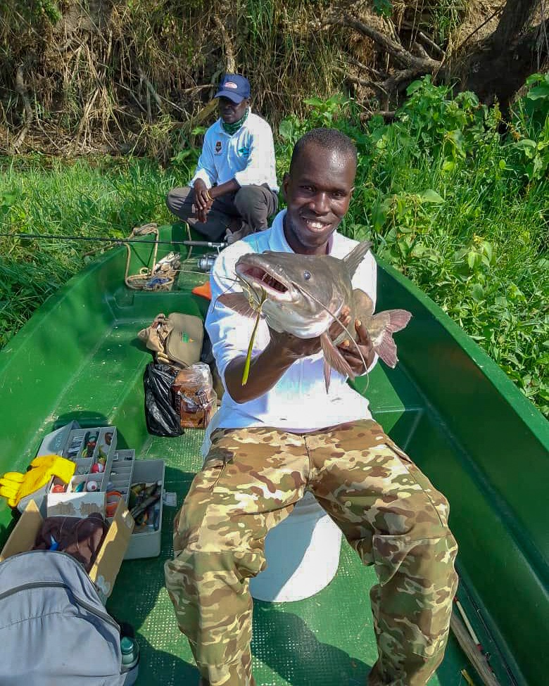 ugwildlife's tweet photo. It's been a fun week on the Nile this week as we partnered on, and also participated in the Murchison Falls Invitational Fishing Tournament, a thrilling ‘catch & release’ experience that takes place every year in Murchison Falls National Park. #ExploreUganda #MFIFT #Fishing
1/5 https://t.co/1LLQiHJs4l