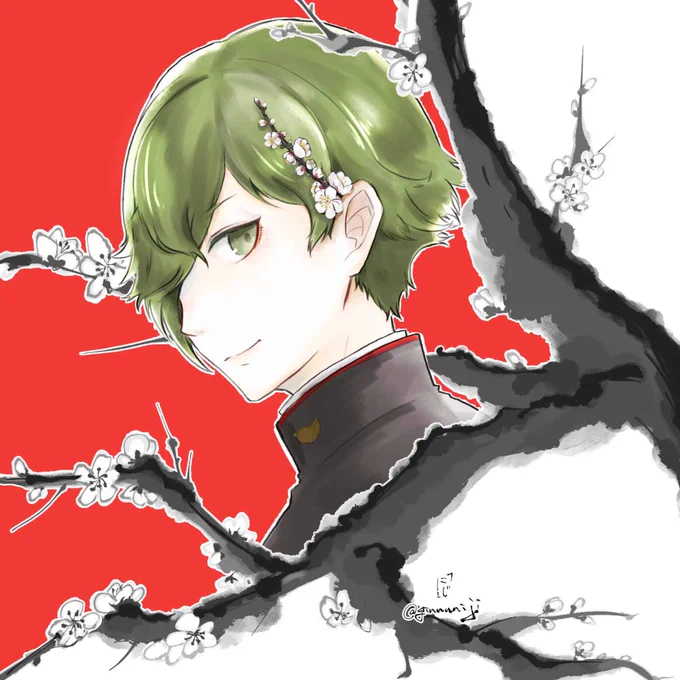 梅に鶯 