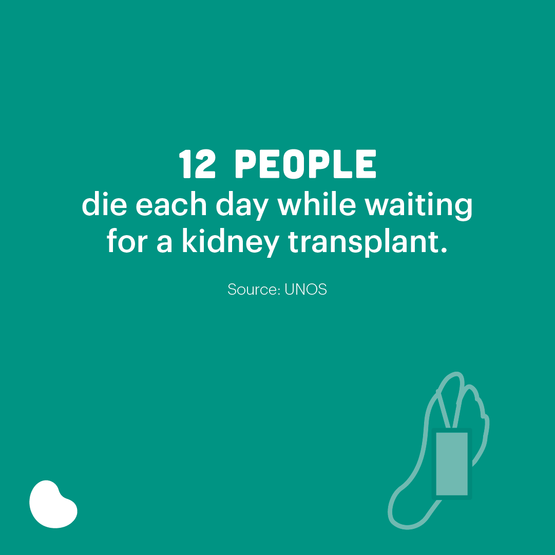 Many people won't get a transplant simply because they don’t know how to ask. We can show you how. Visit kidney.org/livingdonation to learn more.