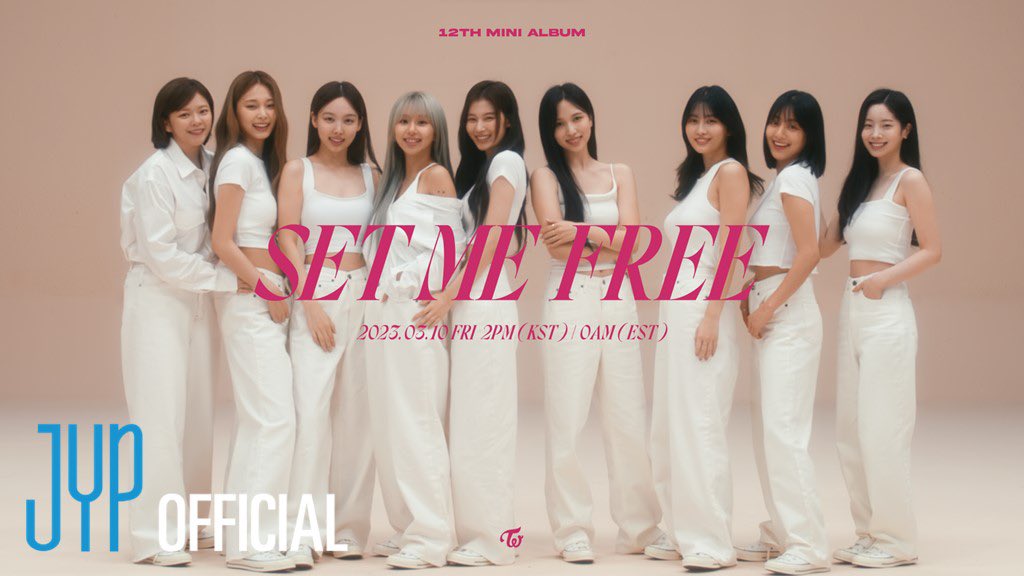 TWICE "SET ME FREE" M/V Teaser 1

❤YouTube: youtu.be/oqAgQuJg1zo
💚NAVER TV: tv.naver.com/v/33673191

Release on
2023.03.10 FRI 2PM KST/0AM EST

📌"READY TO BE" Pre-save &amp; Pre-order
TWICE.lnk.to/READYTOBE

#TWICE #트와이스
#READYTOBE #SETMEFREE