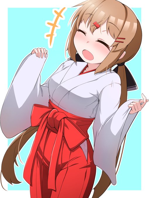 巫女の日なので着てみるタシュケント! 
