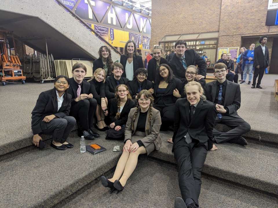 Results from District A-3 Speech at Bell West!
STATE qualifiers: 
OID: Eamon Campbell, Lena Meyer, Henry Stelling, Emma Turner - 3rd 
OID: Alicia King, Aiyanna Frizane, Zane Holoubeck - 4th 
#gobedo #khsspeech <a href="/MichelleBombeck/">Michelle Bombeck</a> <a href="/ryanhogue24/">Ryan Hogue, CAA - Ed. S</a> <a href="/JGanz23/">Jeff Ganz</a>