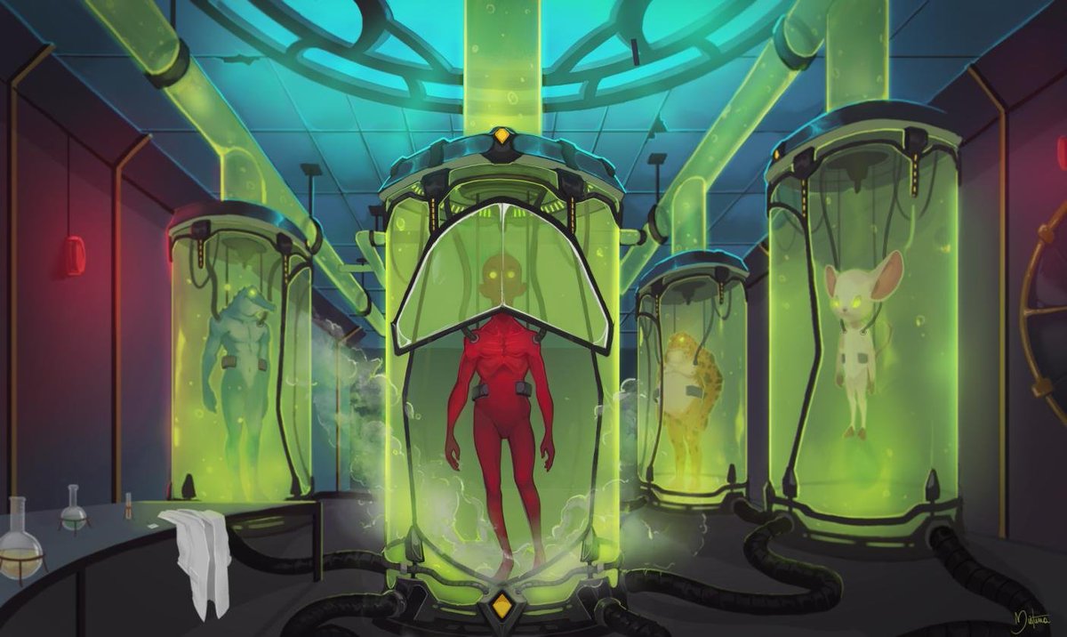 MutantNFTs's tweet photo. "A croc, a toad, a mouse, and me." - Dr. Carono wanted to create the perfect humanoid to help him expand the labs to new unexplored places. Will he succeed? 

Announcing our new collection: Mutants.

All you need is two Mutant NFTs (any season) and some Mutant utility tokens to mutate. 

More details will be revealed this month.

#CNFT #CNFTCommunity #CardanoADA #NFT #CardanoNFTs #CardanoNFT