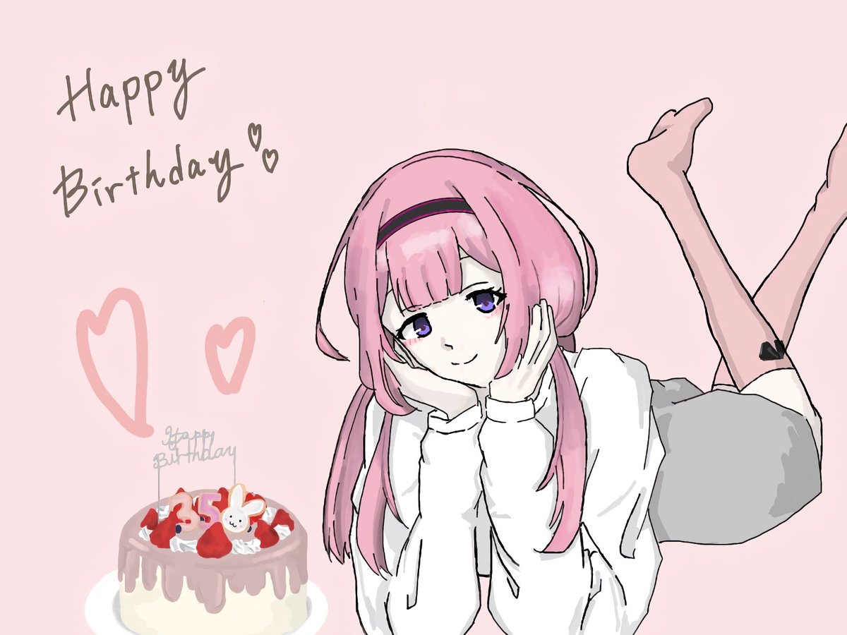 「お誕生日おめでとう大好きだ!!!#周央サンゴ誕生祭2023#描くンゴ 」|ﾕｰﾘﾝﾁｨのイラスト