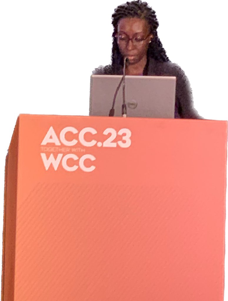 Great presentation by Olivia Odingi MD on Endocardial Viability Ratio in PH risk prediction at the ACC!! @UvaDOM @CardioUva @UVACardsFellows