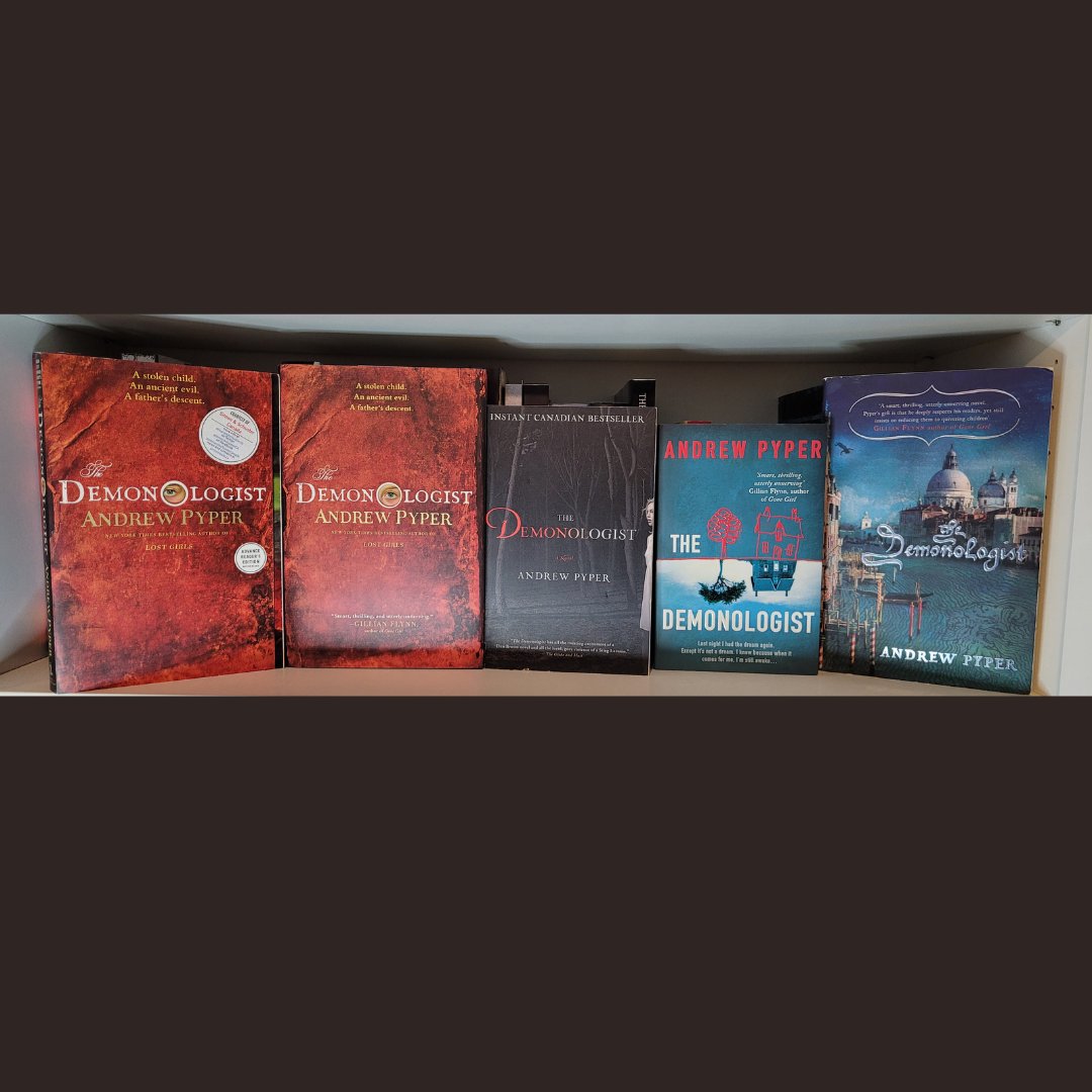 stevestred's tweet image. Happy 10th anniversary, released on March 5th, 2013, to The Demonologist - a novel that has had a profound impact on me in so many ways! Today, I&apos;m sharing the ARC, &amp;amp; a couple Canadian &amp;amp; Uk editions!! #andrewpyper #thedemonologist