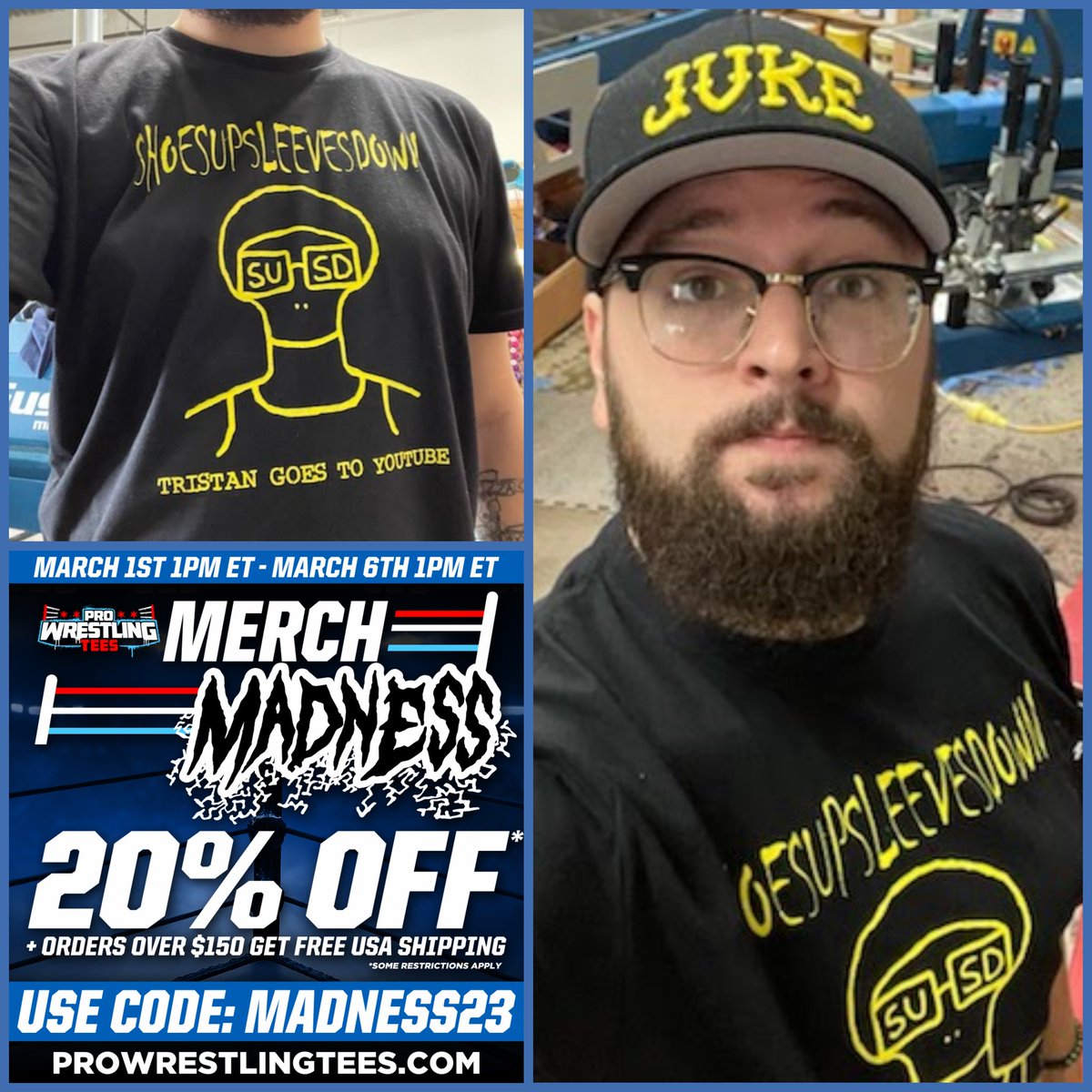 susd4life's tweet image. there&apos;s a sale at pro wrestling tees. be cool, buy stuff.
#prowrestlingtees #pwtees
@PWTees