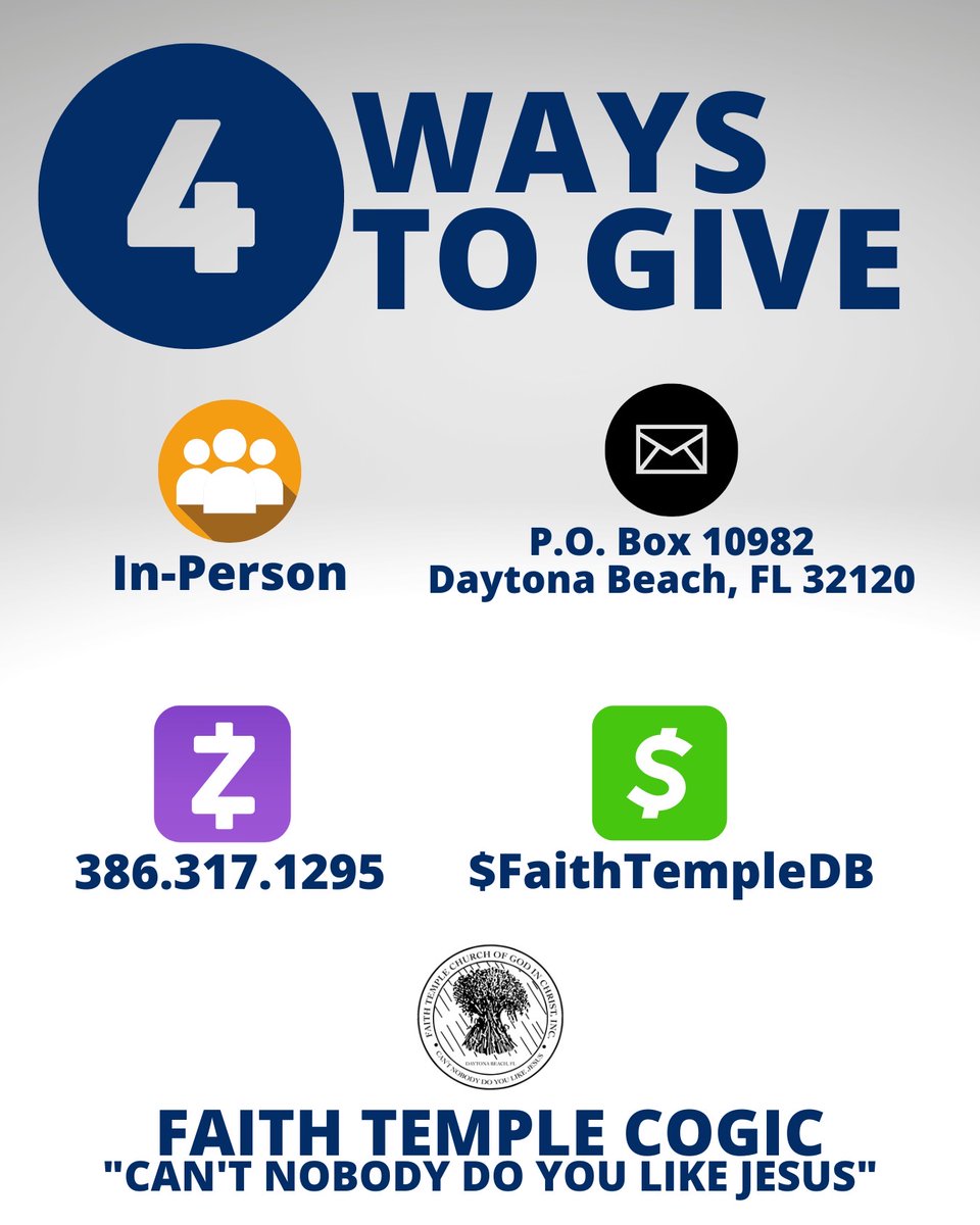 FaithTempleDB's tweet photo. Support our ministry by giving. https://t.co/WaSi4WAAcZ